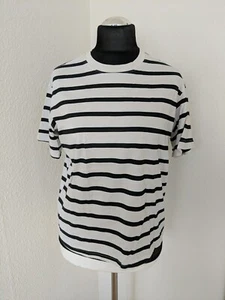 Divided H&M Damen T-Shirt weiß schwarz gestreift Größe S - Bild 1 von 5