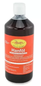 horse-direkt Hanföl 1 Ltr. - Für Pferde & Hunde -Omega 3 und 6 Fettsäuren-Barföl - Bild 1 von 6