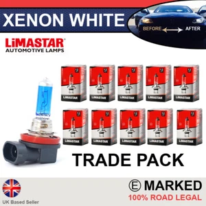 10 x H9 65w Limastar Xenon HID Super White Effect Headlight Lamps Light Bulbs - Picture 1 of 6