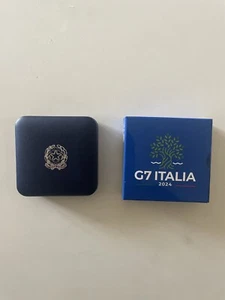 3 Euro Moneta Argento Proof Presidenza Italiana Del G7 2024 - Foto 1 di 4