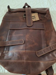 neuer Lederrucksack Marke Leconi - Bild 1 von 4