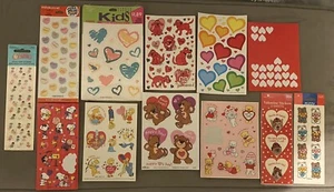 VINTAGE STICKER LOT 80er 90er EINIGE NEU VERSIEGELT VALENTINSTAG PUNZE SANDYLION FUZZY - Bild 1 von 9