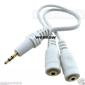 1 Fuß Dual Mini Kopfhöreranschluss Adapter - Bild 1 von 1