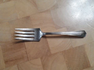 6 SALATGABELN - 1865 Silber Teller Wm Rogers Mfg. Co. AA (1925) 6" - Bild 1 von 5