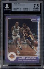 1984-85 Star #172 Magic Johnson BGS 7.5