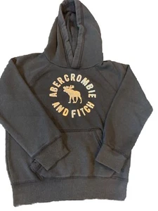 Abercrombie & Fitch Girls Size 5/6 Glitter Logo Y2K Hoodie Blue - Picture 1 of 7