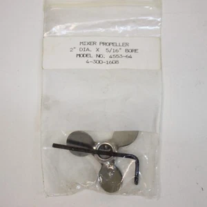 Barnant Mixing Propeller 2 inch, 5/16 bore 316ss made in USA P/N 4553-64 - Picture 1 of 3