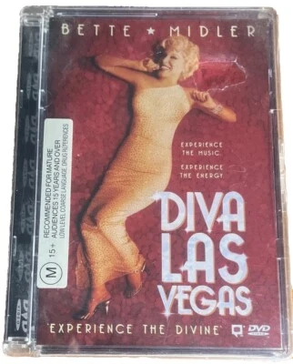 Bette Midler Diva Las Vegas DVD 1996 PAL Region 2 3 4 5 6 Brand New Sealed - Image 1 of 2