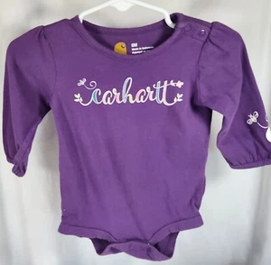 Carhartt CA9841-514 Grafik Kleinkind Größe 6M Langarm Einteiler/Body - Bild 1 von 5