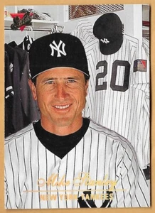 MIKE STANLEY NEW YORK YANKEES #217 - DONRUSS STUDIO CASI NUEVO - COMO NUEVO 1994 - Imagen 1 de 2