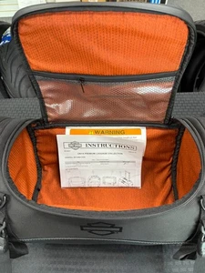 Onyx Premium Luggage Day Bag - Harley Davidson Barrel Luggage HD P/N# 93300104 - Picture 1 of 5