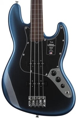 Fender American Professional II Jazz Bass Fretless - Dark Night with Rosewood - Image 1 of 4