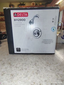 Delta Foundations B112900 Shower only Chrome Faucet with mixing valve - Picture 1 of 10