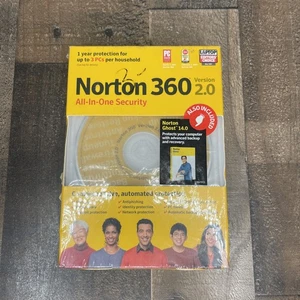 Norton 360 Version 2.0 All in One Security NEW Sealed Laptop Editors’ Choice - Picture 1 of 3