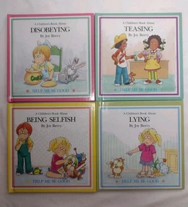 Joy Berry Help Me Be Good Books Lot Of 4 Teasing Disobeying Selfish Lying - Foto 1 di 6