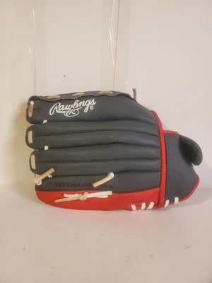 Guante de béisbol juvenil Rawlings Gold Glove Series 11,5” PL115G canasta negra/roja... Foto 1 de 4