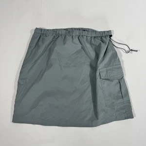 Stussy International Double S Nylon Cargo Skirt Y2K Medium Skate Outdoor Elastic - Picture 1 of 10