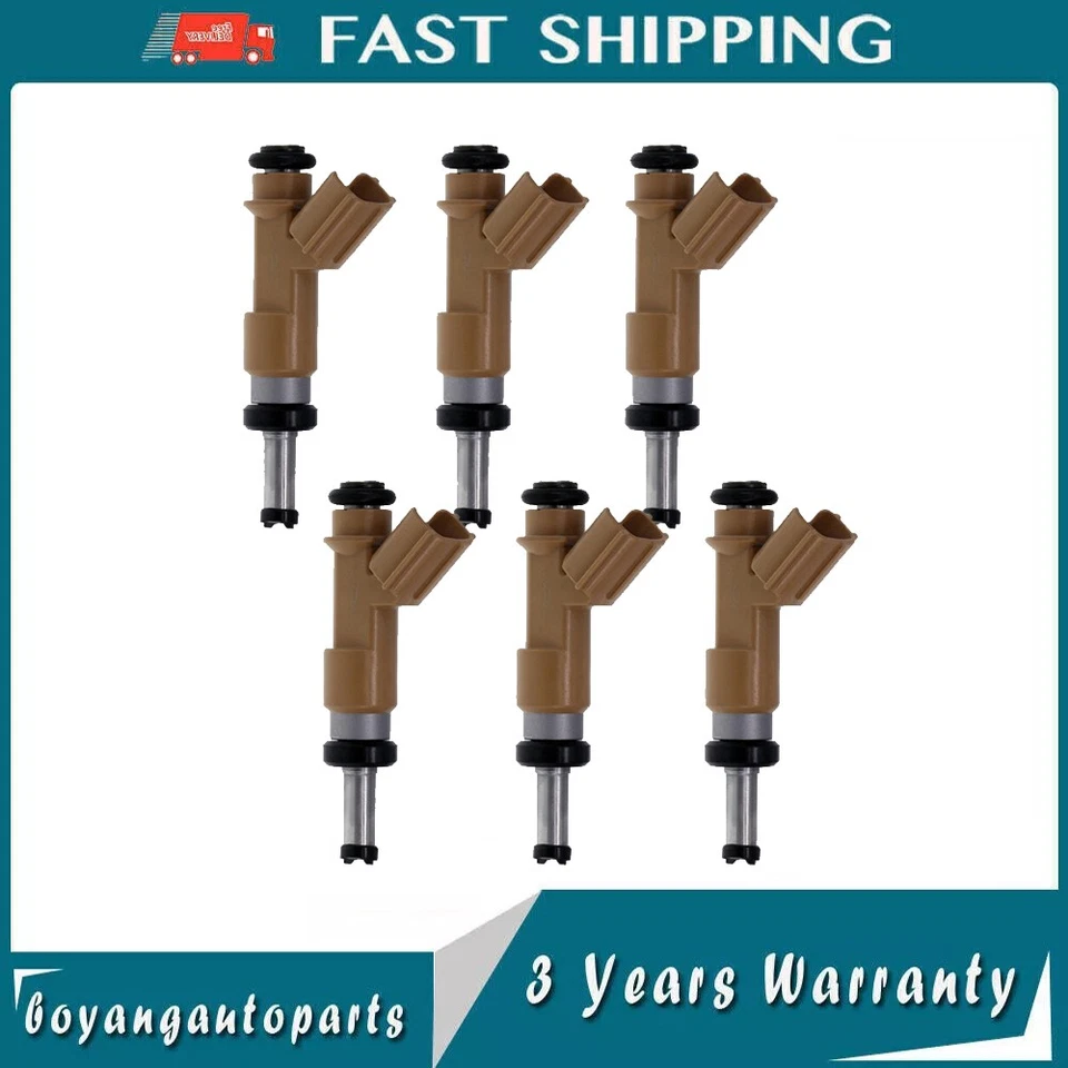 6 inyectores de combustible para Toyota 4Runner FJ Cruiser Tundra 2010-2019 4,0 L 2320939215 Foto 1 de 4