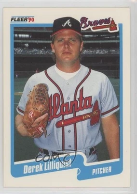 1990 Fleer Printed in Canada Derek Lilliquist #588 - Image 1 of 2