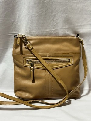 Bolso Bandolera Tignanello Cuero Guijarro Tostado Foto 1 de 4