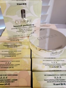 NIB Clinique beyond perfecting powder foundation + concealer dry comb to oily - Picture 1 of 2