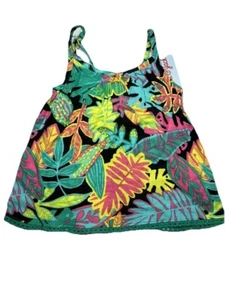 Cat &Jack New Girls Colorful leaves Print Top Size XS 5/6 - Picture 1 of 2