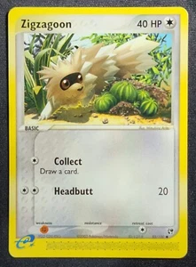 Lector electrónico de cartas Pokémon común Zigzagoon 85/100 2003 EX-Sandstorm de colección - Imagen 1 de 2