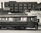 Quebec Railway #517 Railroad Brill Trolley Car Train B&amp;W Photograph