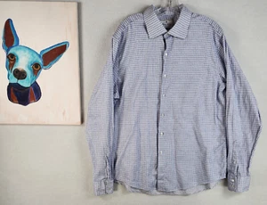 Camisa de Lujo Brooks Brothers Para Hombres Regent Thomas Mason Azul Guinga Talla 17.5-38 - Imagen 1 de 12