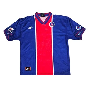 Paris Saint Germain Trikot Gr. L 1995 1996 Nike PSG Frankreich Ligue 1 blau rot - Bild 1 von 23