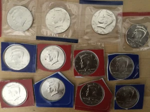 2005 2006 2007 2008 2009 2010 P+D Kennedy Satin Set of 12 U S Coins - Bild 1 von 3