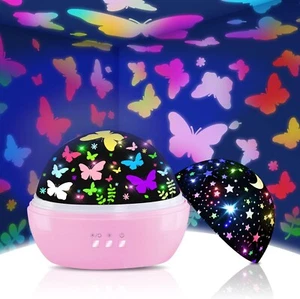 Butterfly Decorations Kids Toys for 3-8 Year Old Girls 16 Colors Star Projecto - Picture 1 of 7