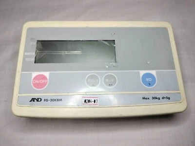 AND FG-30KBM FG30KBM Platform Scale Display Unit 30Kg Max 5g Made in Korea - Image 1 of 4