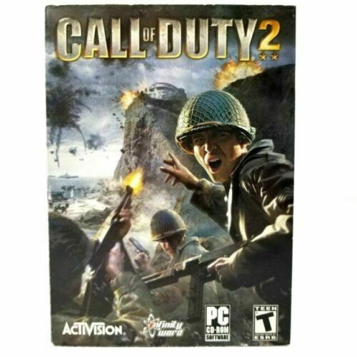 Call of Duty 2 - PC CD-Rom Computer game + case 5030917031885