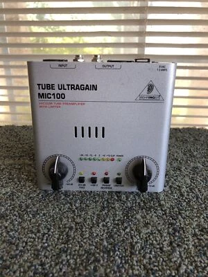 Behringer Tube Ultragain Mic100 - ENVÍO GRATUITO Foto 1 de 3