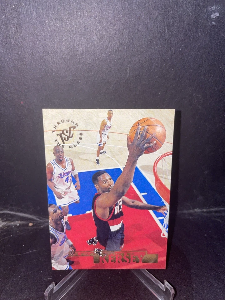 1994-95 Topps Stadium Club Basketball #41 Jerome Kersey Through the Glass - Image 1 of 2
