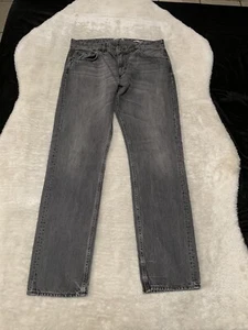 Jeans Gant Rugger New Haven Stick ragazzo uomo grigio taglia 33x32 pantaloni dritti - Foto 1 di 8