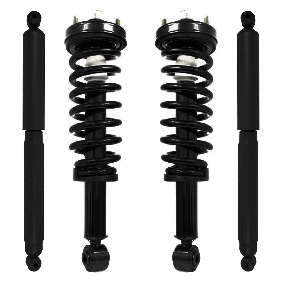 Front & Rear  Complete Strut Assembly Shock Kit for 2009-2013 Ford F-150 Foto 1 de 1