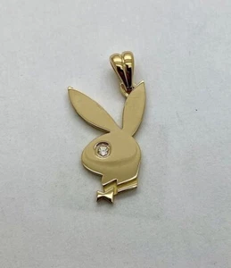 Colgante de oro y diamantes Playboy Bunny, moda amor, regalo - Imagen 1 de 16