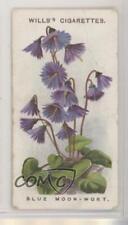 1913 Wills Alpine Flowers Tobacco Blue Moon-Wort #7 z6d