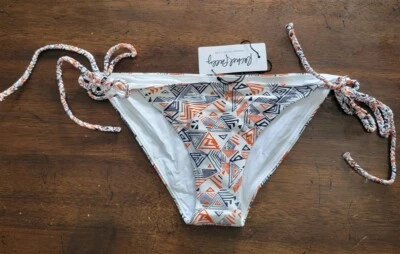 Nuevo con etiquetas Parte inferior de bikini Rachel Pally S Citrus Maze Palau Tie Side 123472 Foto 1 de 2