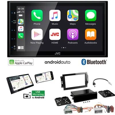 JVC 2-DIN Autoradio Apple CarPlay Android Auto für Dodge RAM Facelift 2006-2008 - Bild 1 von 4