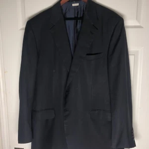 Brioni Nomentano for Neiman Marcus 48L Wool blazer made in italy navy blue - Picture 1 of 10
