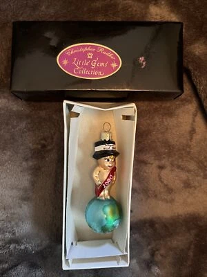 Christopher Radko Millennium Munchkin Nochevieja 2000 Gema Adorno de Navidad Foto 1 de 4