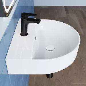Klein Mini Kleines Waschbecken Gäste WC, Handwaschbecken U-förmig 50x44x17.5CM - Bild 1 von 12