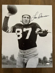 KANSAS CITY CHIEFS LEN DAWSON SIGNED 16x20 JSA COA RARE HIGH SCHOOL PHOTOGRAPH - Picture 1 of 2