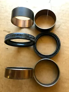 Kawasaki ZZR1100 TourMax Fork Oil Seal & DU Bush Kit FSB-007 Vmax TL1000R YZF-R6 - Picture 1 of 3