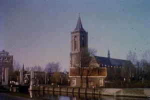 35mm Colour Slide- Church and Canal Holland  1968 - Picture 1 of 1