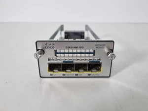 Cisco C3KX-NM-10G Catalyst 3K-X 10G Network Module, 2x 10GbE SFP+, 2x 1GbE SFP - Picture 1 of 3