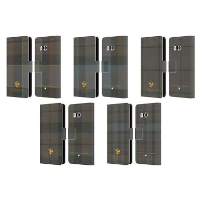 OUTLANDER TARTANS LEATHER BOOK WALLET CASE COVER FOR HTC PHONES 1 - Image 1 of 4